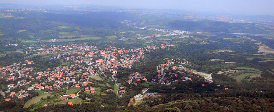 הר אבלה בסמוך לבלגרד - מיצג להיסטוריה הסרבית