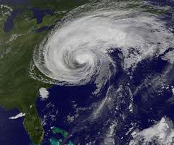 סופת הוריקן איירין בתצלום מהחלל (מקור אתר WALLA)